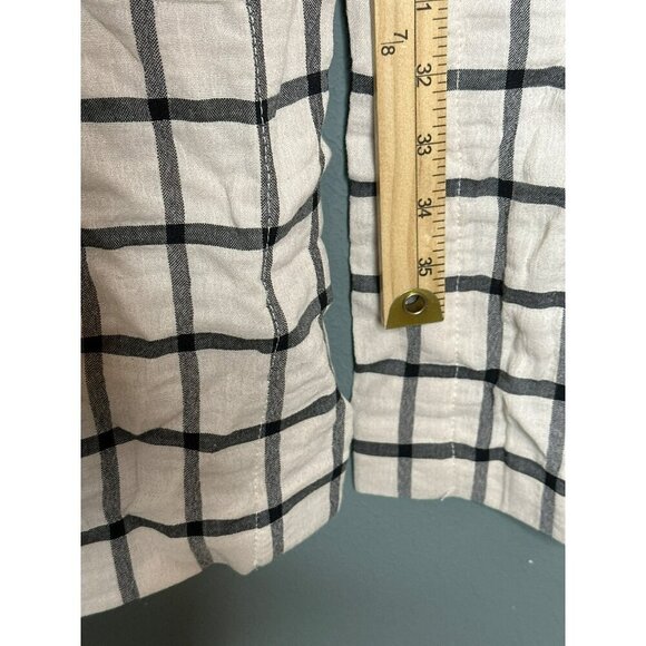 ASOS Women's 0 Long Collared Plaid Shacket Blazer Button Front NWT - Picture 3 of 12